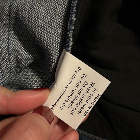 Sugar Cilantro Colorblock Two Tone Dark Medium Wash Straight Size 28 - Picture 10 of 10